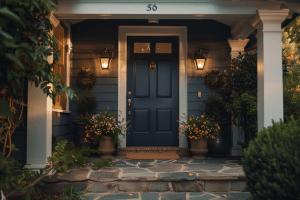 remodeled entryway