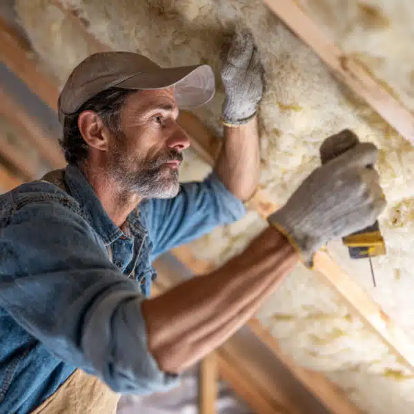 installing insulation