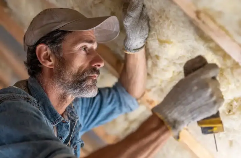 installing insulation