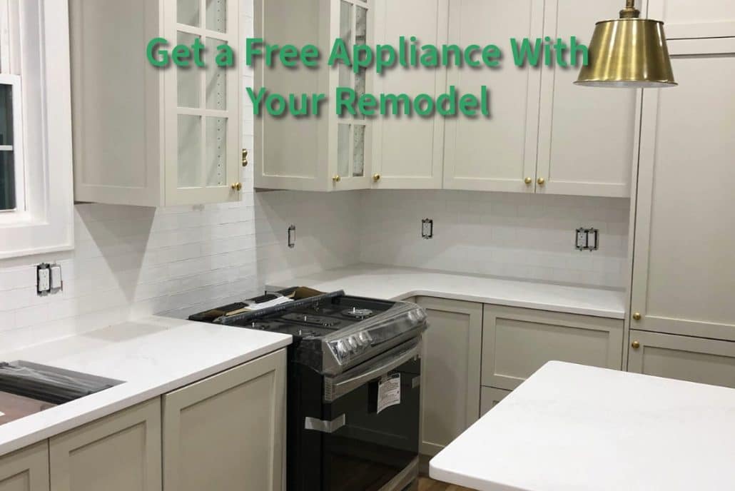 Free appliance with remodel