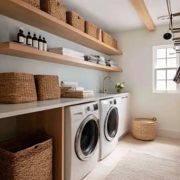 remodeled laundry room