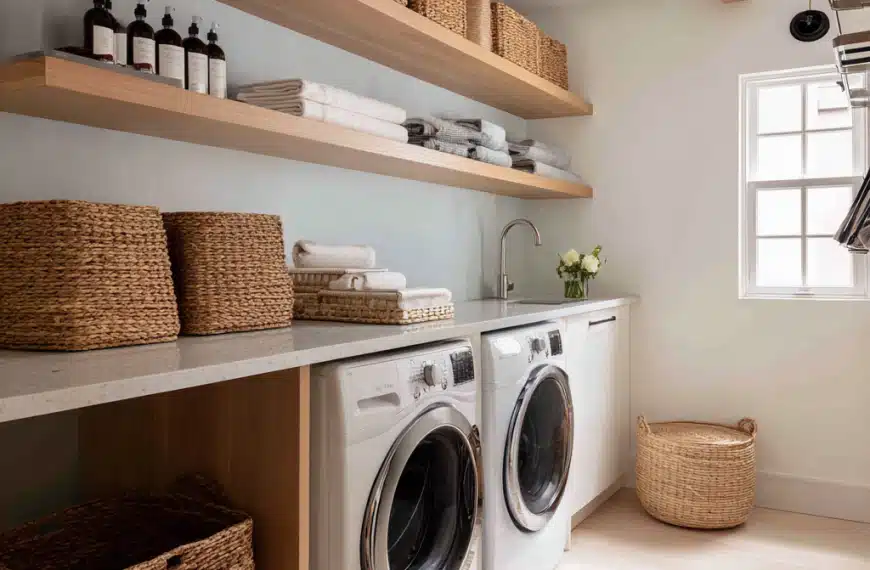 remodeled laundry room