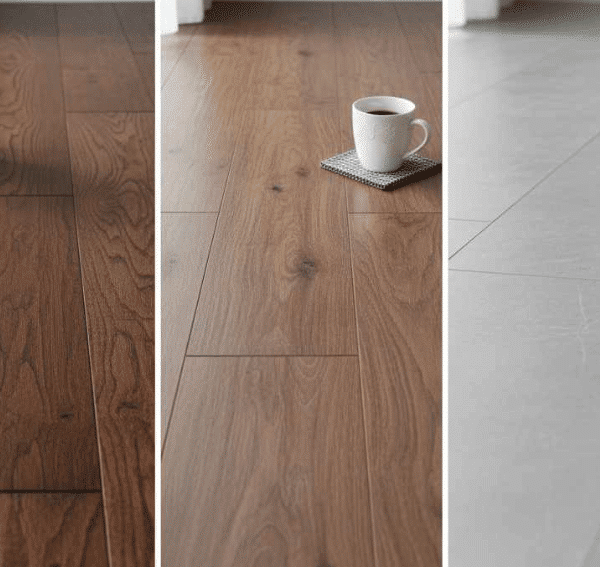 Flooring choices: hardwood, laminate, vinyl