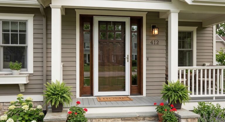 storm door installation
