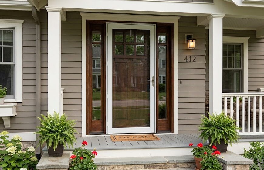 storm door installation